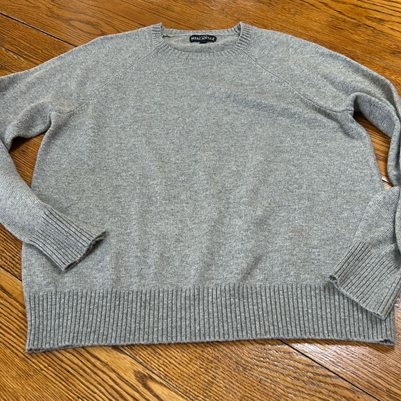 J. Crew Other - J. Crew Mercantile gray wool blend pullover crew neck sweater.  Size Large.